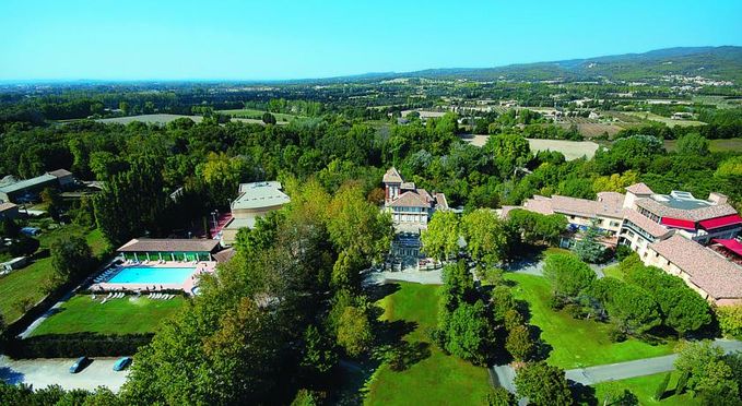 Vue aérienne du Domaine de Mousquety