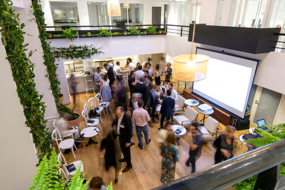 Repas / Cocktails d'entreprise dans l'Atrium