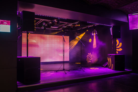 Big Stage - max : 70 personnes - karaoké ou quiz musical