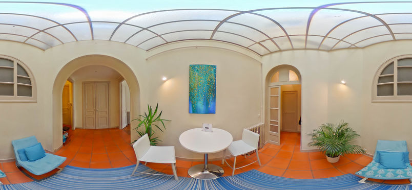 Espace détente, sous verrière