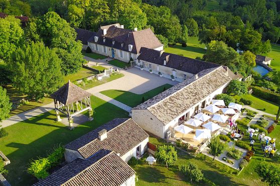 Vue aérienne de l'établissement