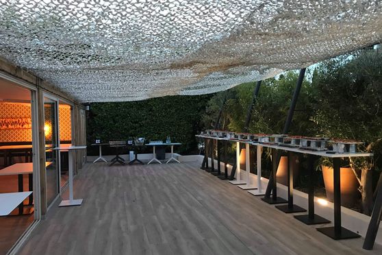 Terrasse extérieure - Cocktail dinatoîre
