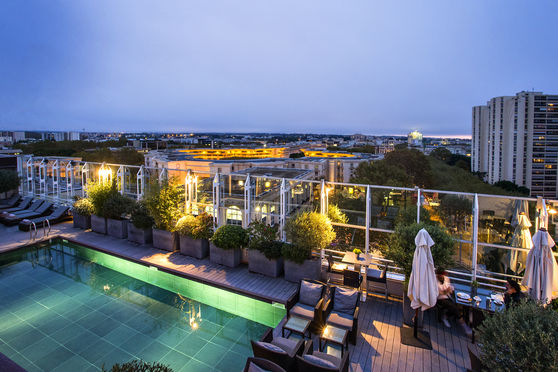 Vue rooftop Vertigo Pullman Montpellier