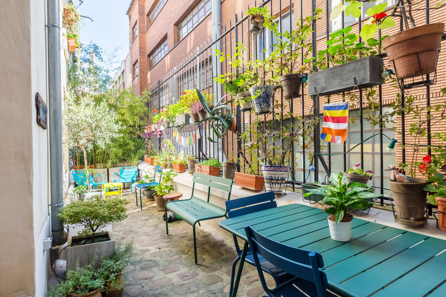 58 Rue De La Fontaine Au Roi 75011 Paris Loft cosy et lumineux d'Alain et sa terrasse
