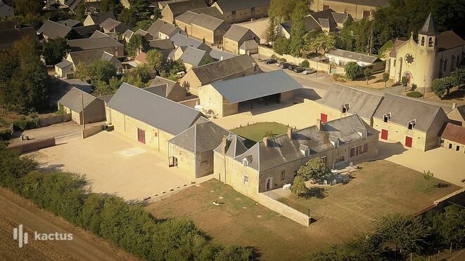 Le domaine vue du ciel
